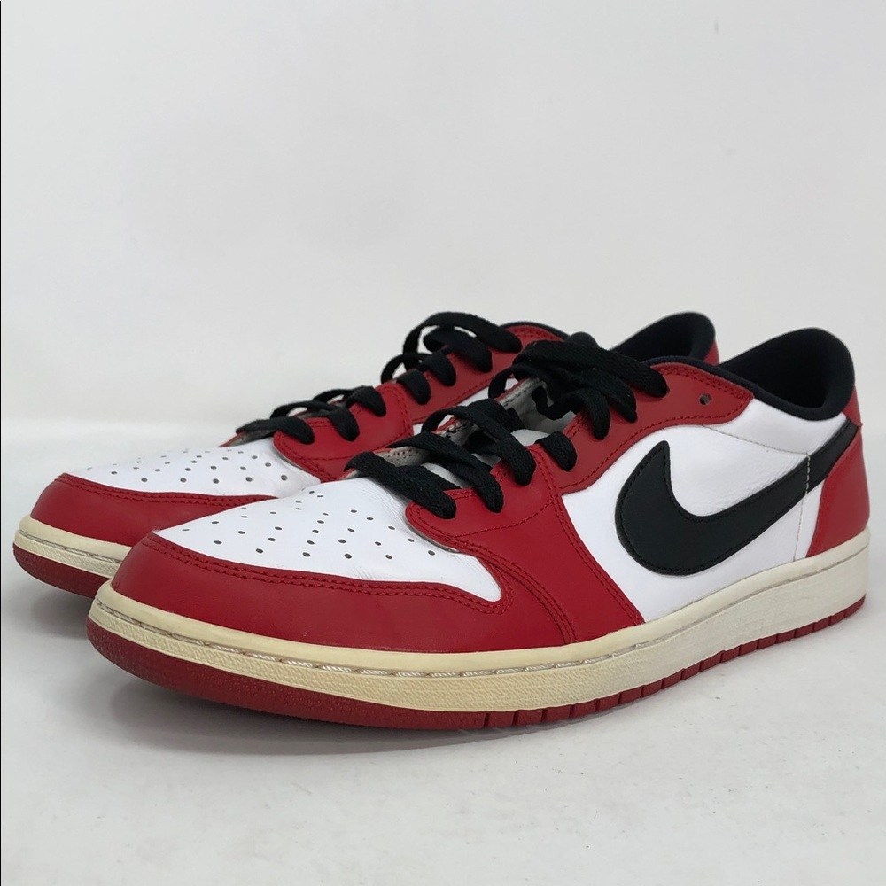 Nike Air Jordan 1 Retro Low Chicago 2016 Varsity Red 705329-600 Shoes -Size 11.5 - Picture 7 of 15